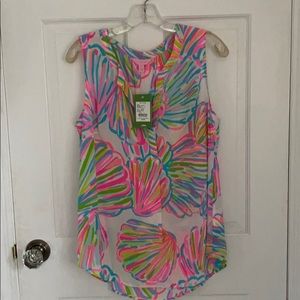 Lilly Pulitzer sleeveless silk Stacey too